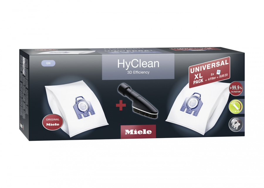Комплект мешков-пылесборников Universal XL pack HyClean 3D GN
